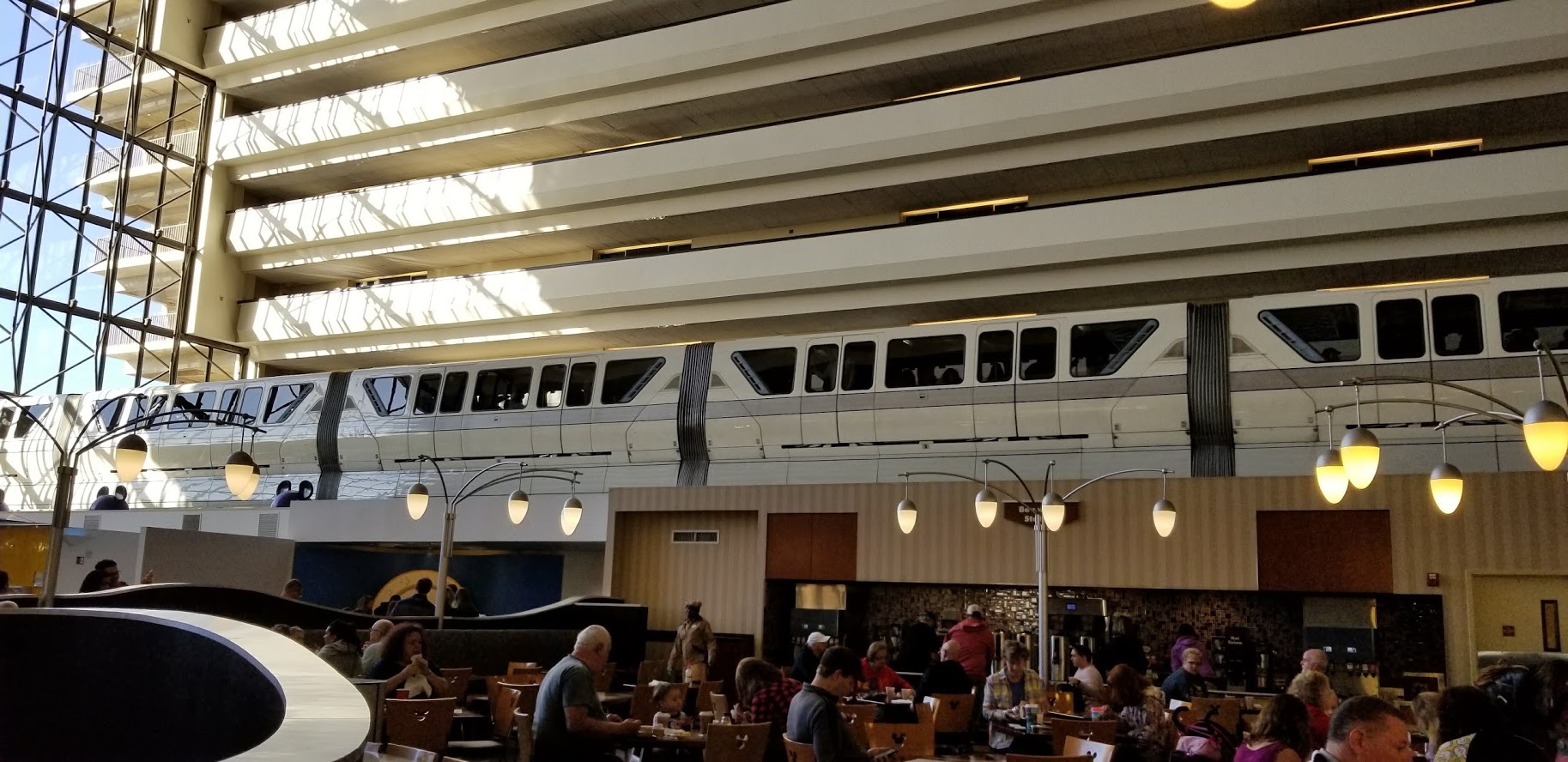 Chef Mickey's Review: Is It Worth It for Your Trip? 8 Monorail In Chef Mickeys14230137