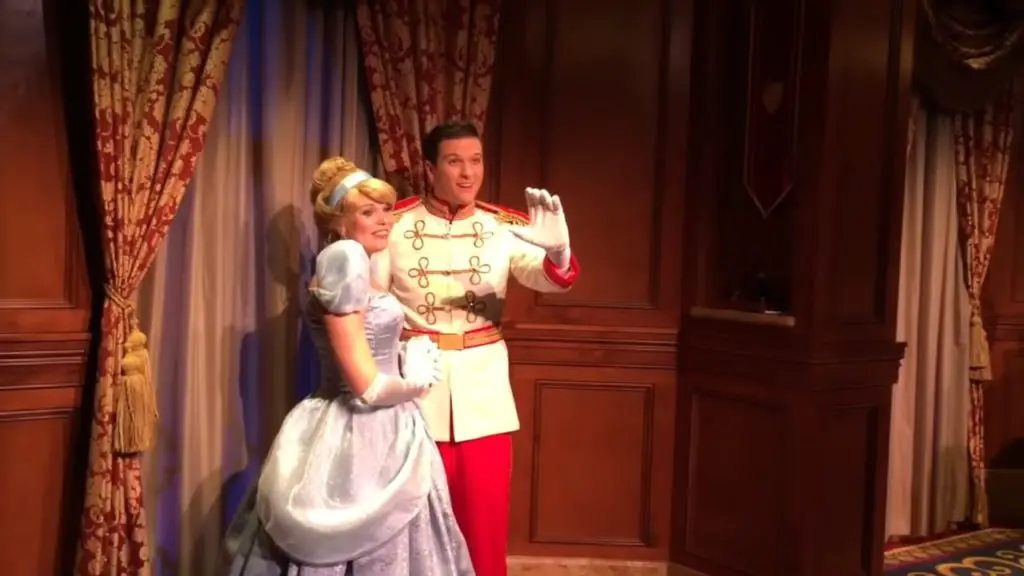 Cinderella, Prince Charming Princess & Prince Meet & Greet at Magic Kingdom