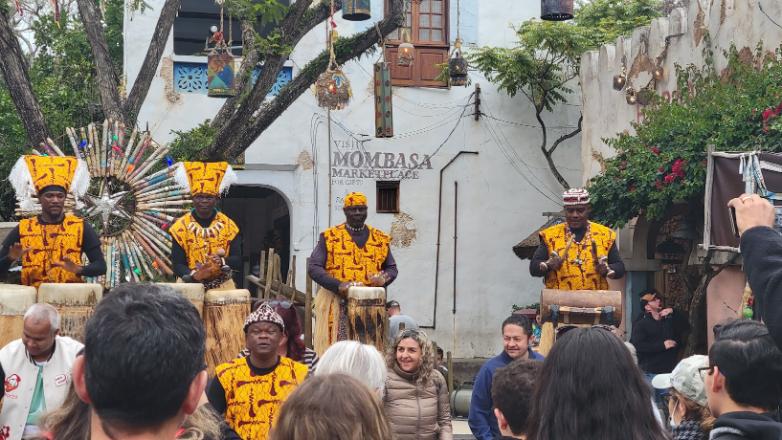 Disney World African Drumming Performance