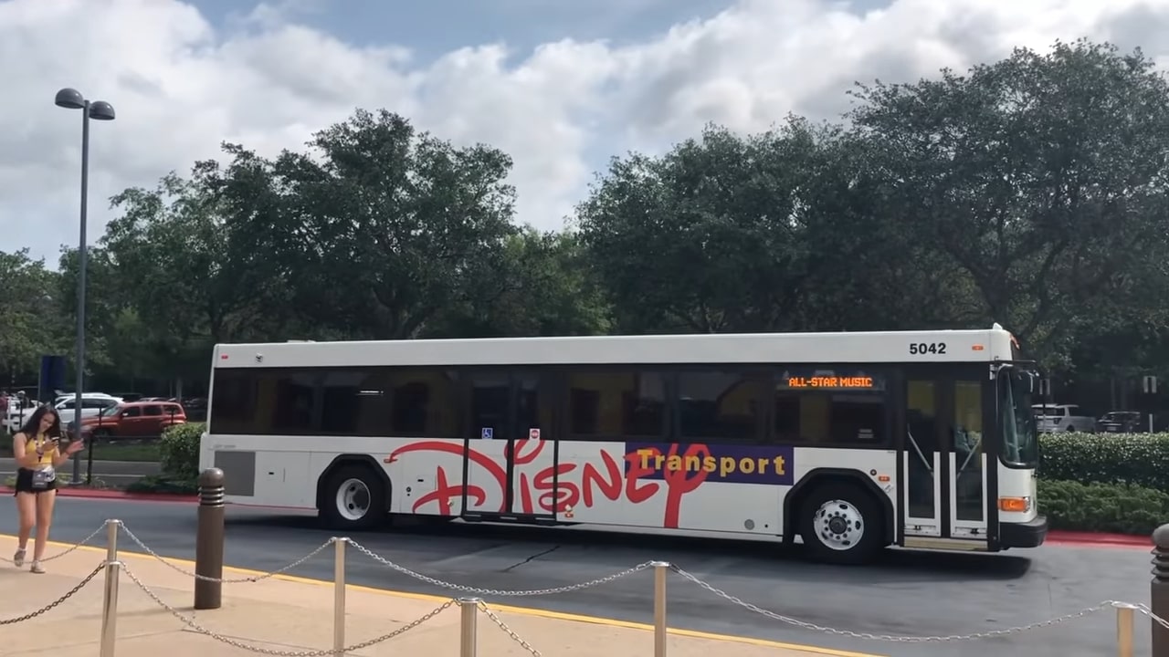 Hotels With Shuttles to Disney World: How To Choose One&#... 7 Disney transport bus parked at resort station