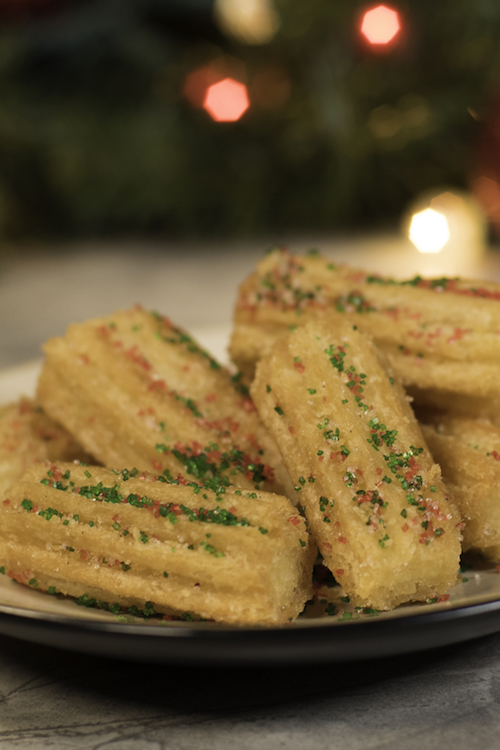 Holiday Churros Christmas Lights Festive