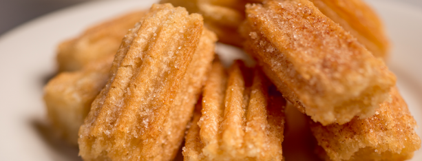 Disney Churros Plate Golden Sweet