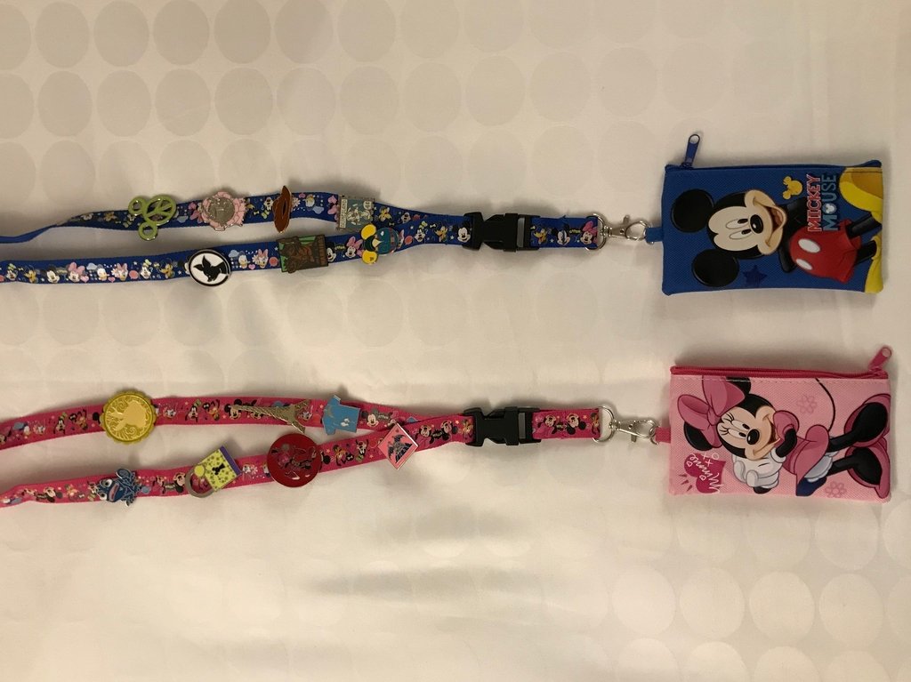 Disney Pin Trading for Beginners at Disney World 3 Pin Trading Lanyards Resized