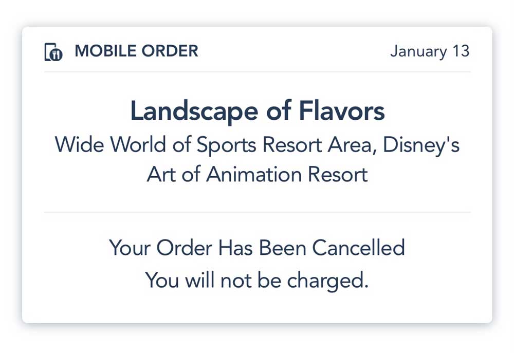 How To Order Groceries at Disney World Resorts 8 Mobile Order Cancel Landscape Flavors Aoa