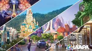 Disney World Parks Collage Fireworks